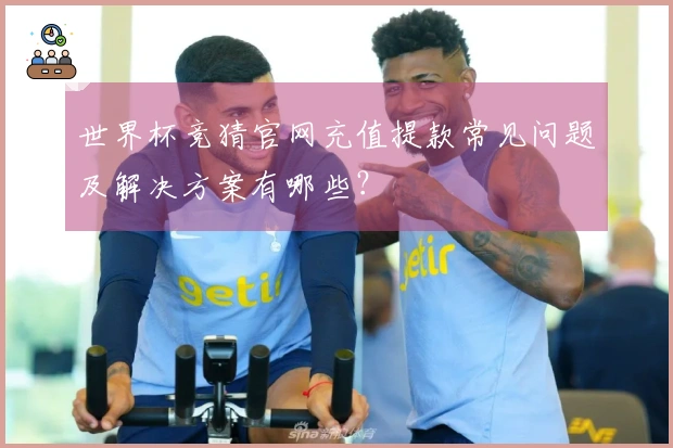 世界杯竞猜官网充值提款常见问题及解决方案有哪些？